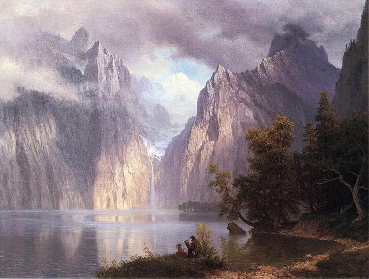 Albert Bierstadt Scene in the Sierra Nevada China oil painting art